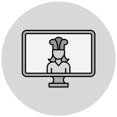 seo modern simgesinin vektör illüstrasyonu