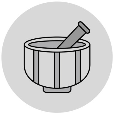 Havan simgesi vektör illüstrasyonu