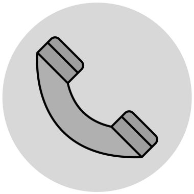 - Telefon. Web simgesi basit tasarım