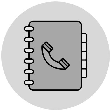 - Telefon. Web simgesi basit illüstrasyon