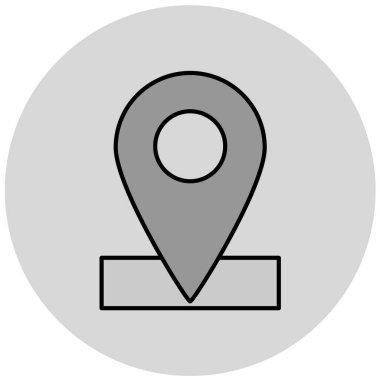 Harita işaretleyici. Basit tasarım