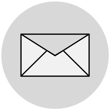 E- posta simgesi vektör illüstrasyonu