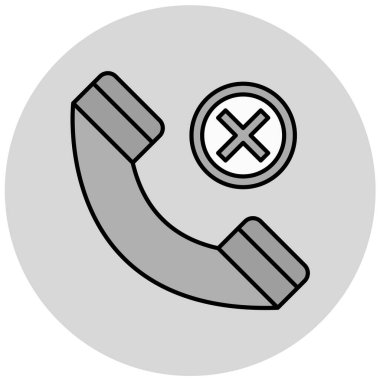 telefon simgesi, vektör illüstrasyonu