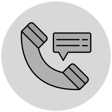 telefon vektörü ince çizgi simgesi