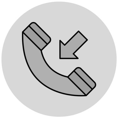 telefon simgesi, vektör illüstrasyonu