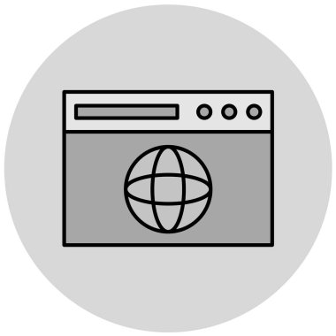 seo modern simgesinin vektör illüstrasyonu