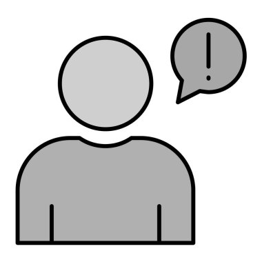 kullanıcı. Web simgesi basit illüstrasyon