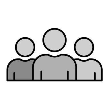 insanlar simge vektör illüstrasyonu