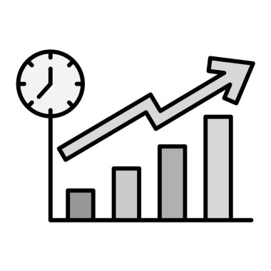 iş grafiği vektör illüstrasyonu