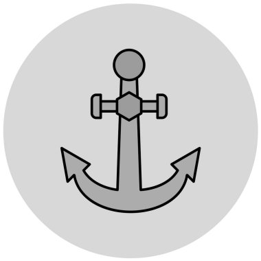 çapa simgesi vektör illüstrasyonu