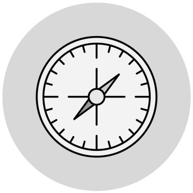 pusula simgesi modadan izole edilmiş arkaplan