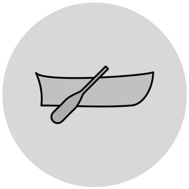 Tekne simgesinin vektör illüstrasyonu