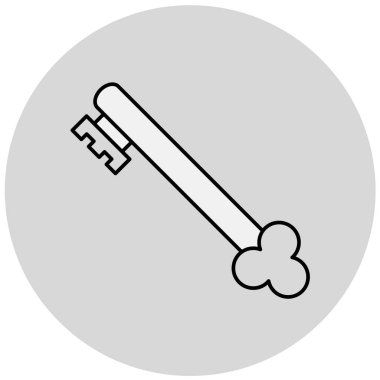 Modern b 'nin vektör çizimi kılıç simgesinden yoksun