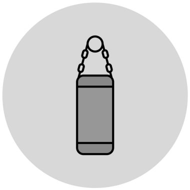 Boks eldiveni ikonu. Web tasarımı için basit spor karıştırıcı vektör simgeleri çizimi