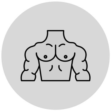 Vücut simge vektör çizim