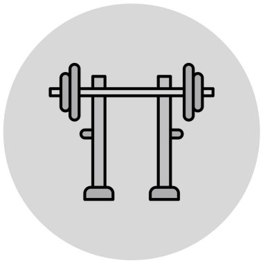 Halter. Web simgesi basit illüstrasyon