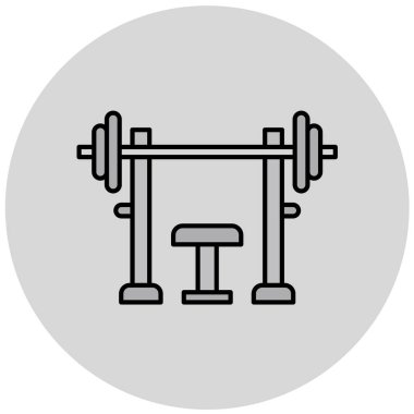 Halter. Web simgesi basit illüstrasyon