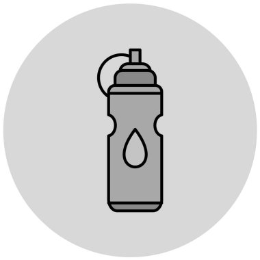 şişe simgesi, vektör illüstrasyonu