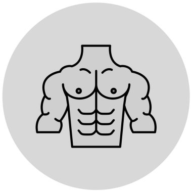 Vücut simge vektör çizim