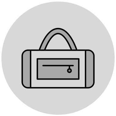 çanta simgesi vektör illüstrasyonu