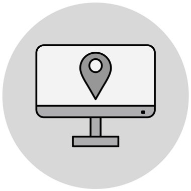 seo modern simgesinin vektör illüstrasyonu