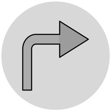 ok simgesi vektör illüstrasyonu