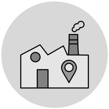 Basit bir simgenin vektör illüstrasyonu