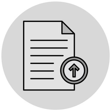 belge dosyası. Basit illüstrasyon