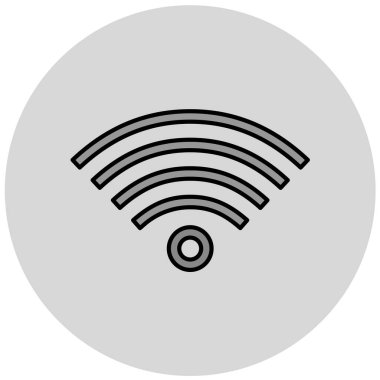 wifi simgesi vektör illüstrasyonu