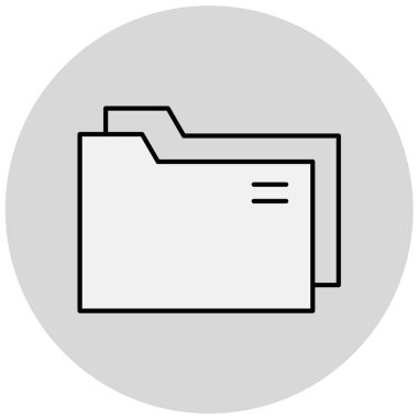 Dosya. Web simgesi basit illüstrasyon