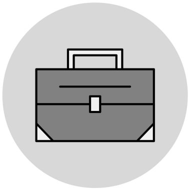 evrak çantası simgesi, vektör illüstrasyonu