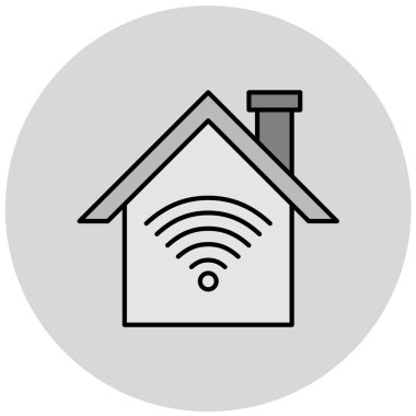 Ev simgesi vektör illüstrasyonu