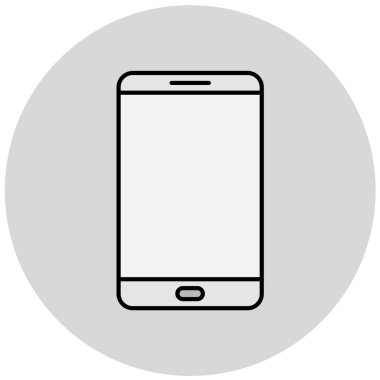 cep telefonu simgesi. düz dizayn biçimi 10