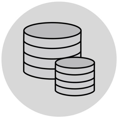 veritabanı simgesi çizimi