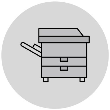 mobilya vektör simgesi modern basit illüstrasyon