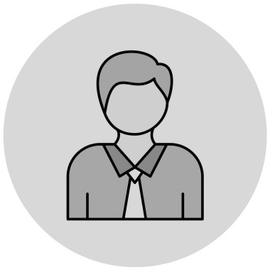 adam simgesi. Düz tasarım