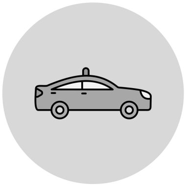 araba simgesi vektör illüstrasyonu