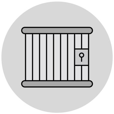 Modern b 'nin vektör illüstrasyonu kapı simgesinden yoksun