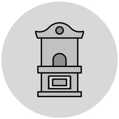 Modern b 'nin vektör illüstrasyonu eksik simgesi