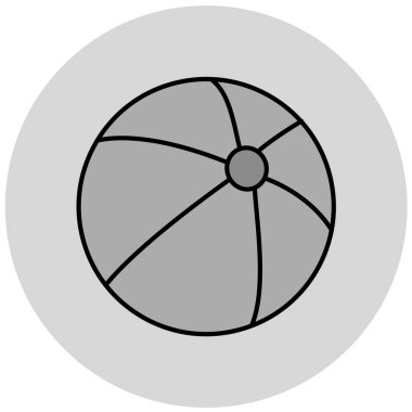 Top. Web simgesi basit illüstrasyon