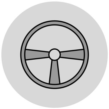Tek bir simgenin vektör illüstrasyonu