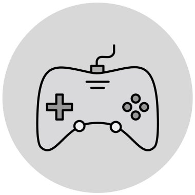 Oyun kolu. Web simgesi basit illüstrasyon