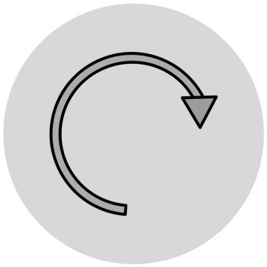 ok simgesinin vektör illüstrasyonu