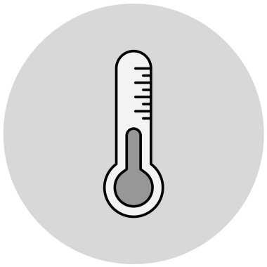 Termometre. Web simgesi basit tasarım