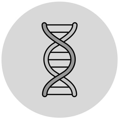 DNA simgesi vektör illüstrasyonu