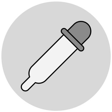 pipette simgesi vektör çizimi