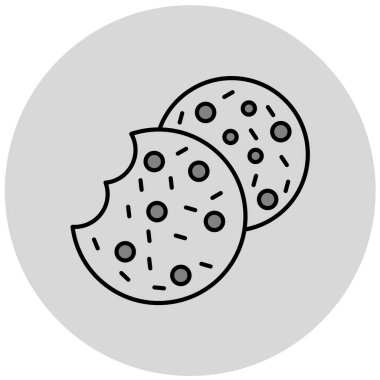 Gıda simgesinin vektör illüstrasyonu