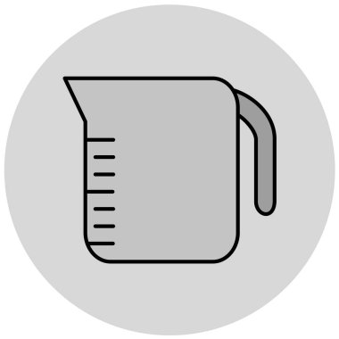 Sürahi. Web simgesi basit tasarım