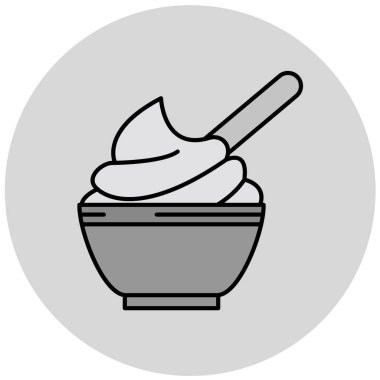 Gıda simgesinin vektör illüstrasyonu