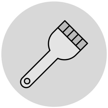 Boya silindiri ikonu. vektör illüstrasyonu